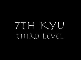 7th Kyu Individual Video
